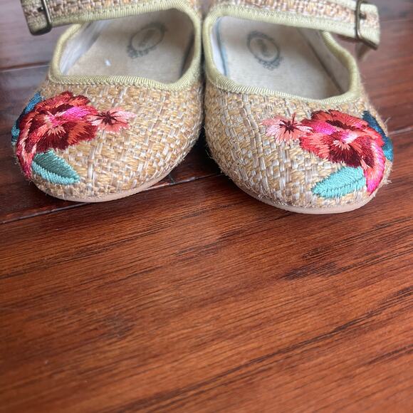 Joyfolie T10 Brielle Maryjane Woven Floral Embroidery Pink Coquette Whimsical - Picture 3 of 9